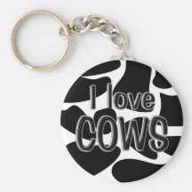 Taches de vache porte-clef