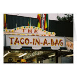 Taco In A Bag Greeting Cards