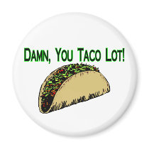 Taco Lot Fridge Magnets