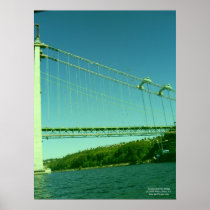 Tacoma Narrows Bridge Construction 2006-2007 Poster