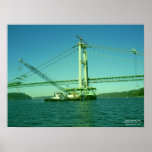 Tacoma Narrows Bridge Construction posters