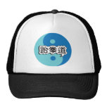 Taekwondo 2 Yinyang 4 Cap Mesh Hats