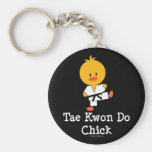 Taekwondo Chick Keychain