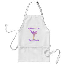 Taekwondo Girl Apron
