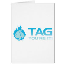 TAG You're it! - Sticky Grenade Halo game gamer Card