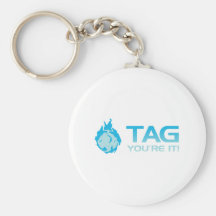TAG You're it! - Sticky Grenade Halo game gamer Keychain