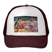 Tahitian Women On The Beach By Paul Gauguin Hat
