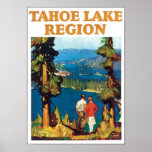 Tahoe Lake Region Travel Poster