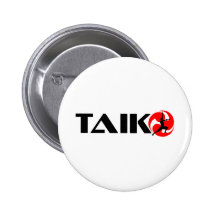 Taiko Guy (Design 3) Pinback Button