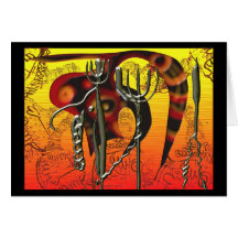 Tail and tridents cards
