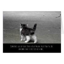 Tail Up (Kitten) Card
