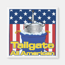Tailgate All American Fridge Magnets