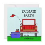 Tailgate Party Truck invitations