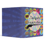 tailgate superstar cook book covers binder recipes