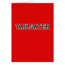 Tailgater Jersey Font - Any Team Colors Card