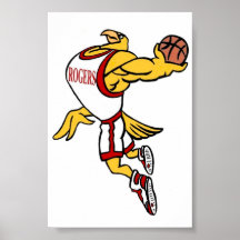 Taille colossale d'affiche de basket-ball de GHawk