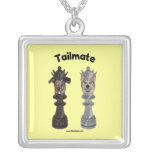 Tailmate Chess Queen Dogs Necklace