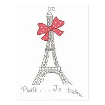 T'aime de Paris… Je Cartes Postales