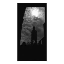 Taipei 101 Building, Taipei, Taiwan Custom Photo Card