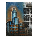 Taipei City graffiti, Taipei, Taiwan Post Cards