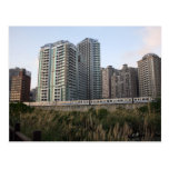 Taipei Metro train approaching Hongshullin Post Cards