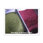 Taiwan Impression/Green Beans vs Red Beans postcards