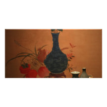 Taiwan vintage art personalized photo card
