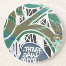 Taiwanese graffiti, Taipei, Taiwan Beverage Coaster