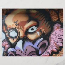 Taiwanese graffiti, Taipei, Taiwan Custom Flyer