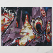 Taiwanese graffiti, Taipei, Taiwan Personalized Flyer