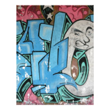 Taiwanese graffiti, Taipei, Taiwan Customized Letterhead