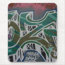 Taiwanese graffiti, Taipei, Taiwan Mouse Pads