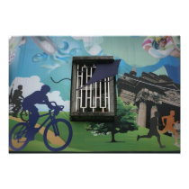 Taiwanese graffiti, Taipei, Taiwan Art Photo