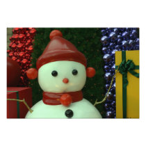Taiwanese snowman photographic print