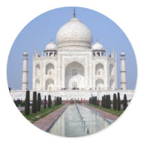 Taj Mahal, Agra, India Round Sticker