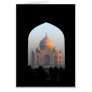 Taj Mahal in the Light of Dawn India Photo Card