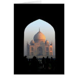 Taj Mahal in the Light of Dawn India Photo Card