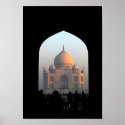 Taj Mahal in the Light of Dawn India Photo Poster posters