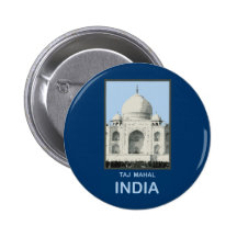 Taj Mahal India Button