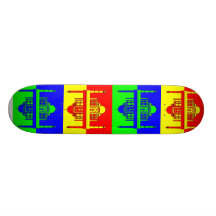 Taj Mahal Inspiration Skate Deck