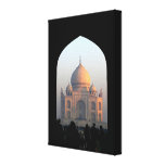 Taj Mahal Light Of Dawn Wrapped Canvas
