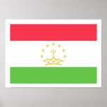 Tajikistan Flag Poster