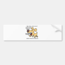 Take a Bite Out of Young Onset Parkinson's Bumper Stickers