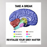 Take A Break Revitalize Your Grey Matter (Brain) Print
