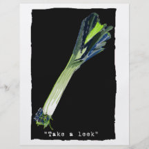take a leek - dark full colour flyer