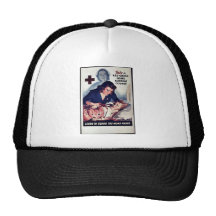 Take-A Red Gross Home Nursing Course Hats