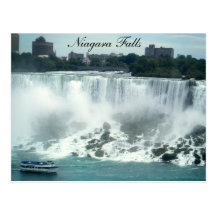 Take A Ride Through Niagara Falls Postcard