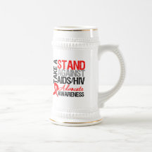 Take a Stand Against AIDS HIV Mug
