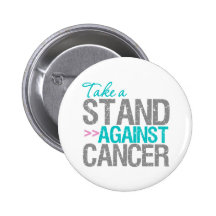 Take a Stand Against Cancer - Thyroid Cancer Pin
