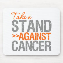 Take a Stand Against Cancer v2 - Kidney Cancer Mousepad
